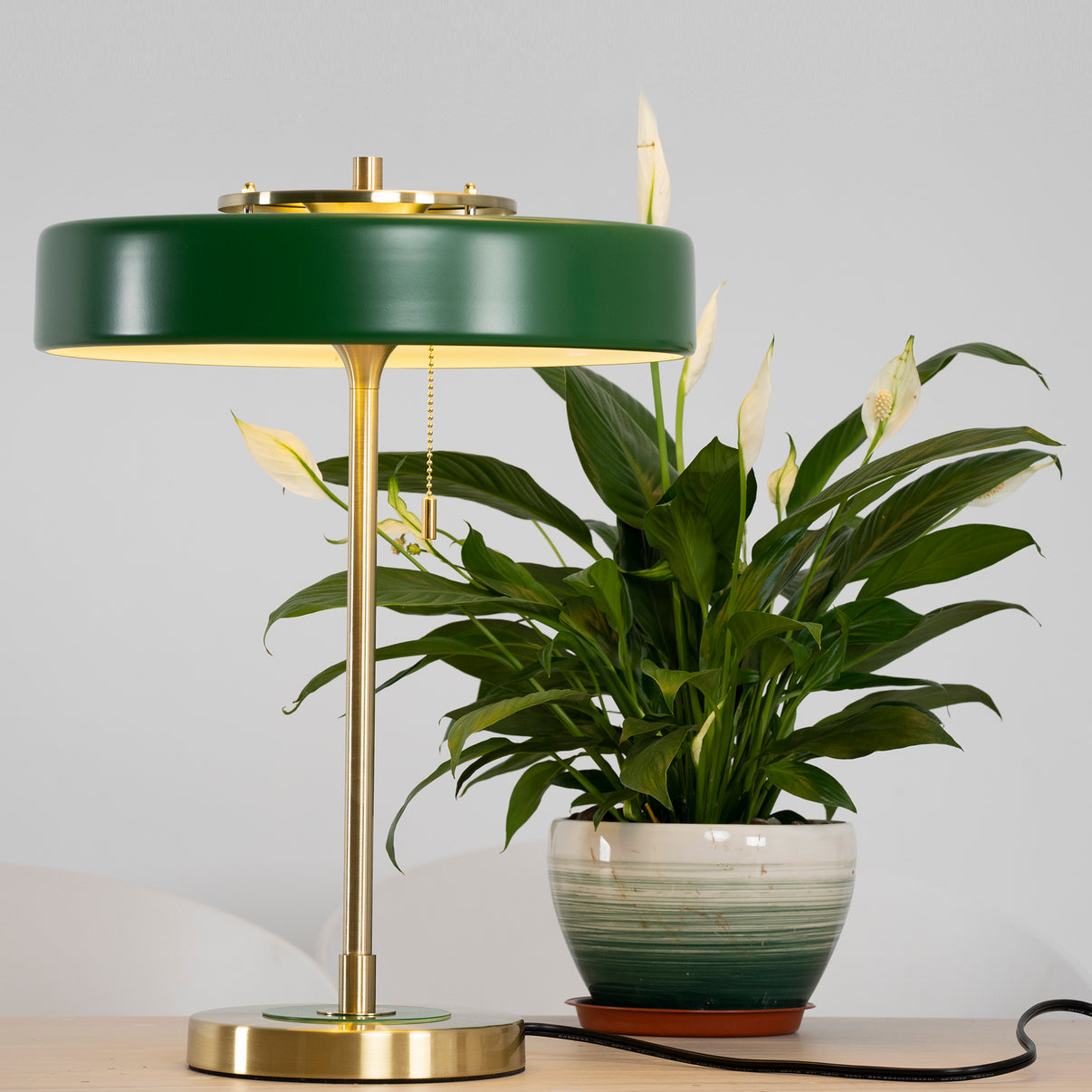 ElegantGlow – Lampada da Tavolo in Metallo e Acrilico Senza Tempo