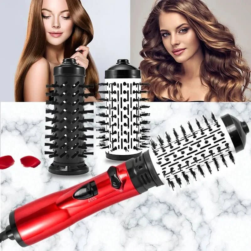 Revolveglam – 3-in-1 Electric Hair Styler with Blow-Dryer, Brush, and Curling Iron Function 2