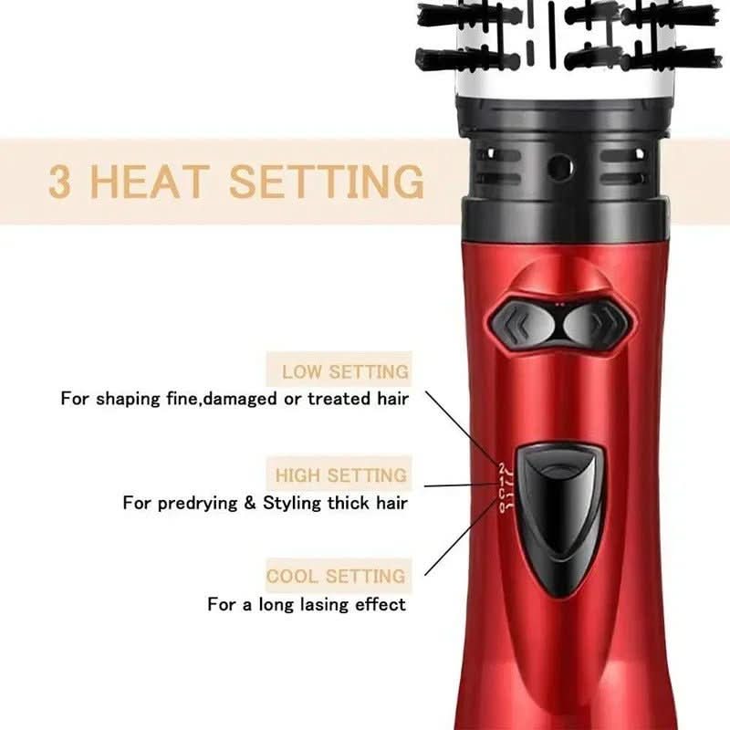 Revolveglam – 3-in-1 Electric Hair Styler with Blow-Dryer, Brush, and Curling Iron Function 8