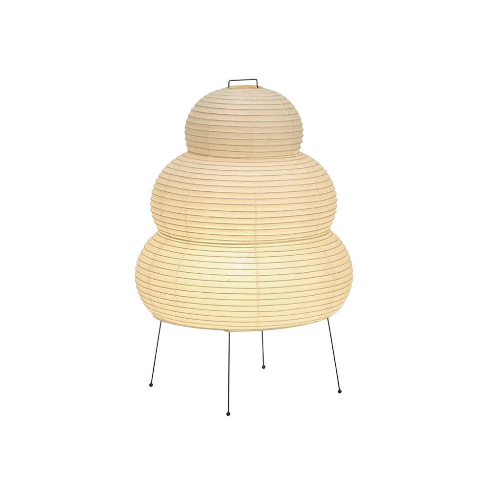 Rice paper table lamp 6