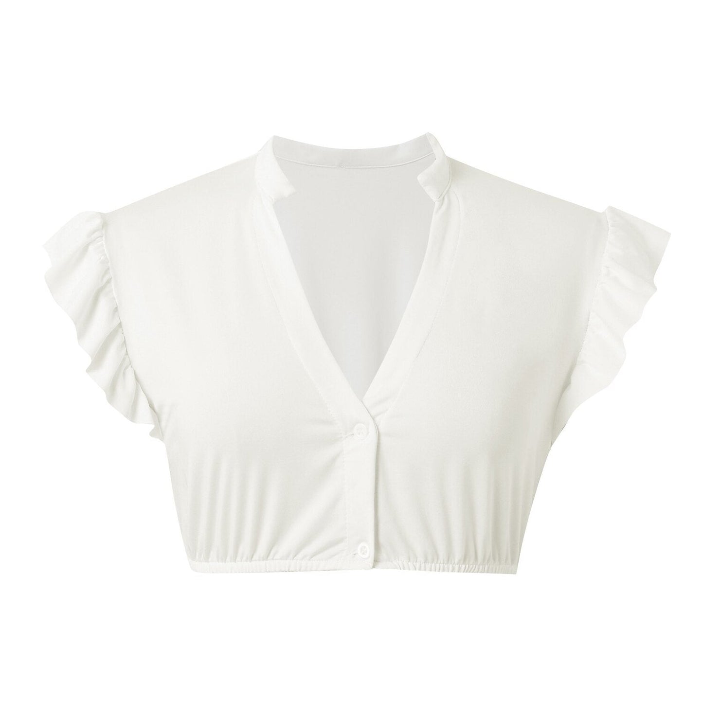 Ruffled women's blouse for dirndl – Oktoberfest | Traditional design with a romantic flair 7
