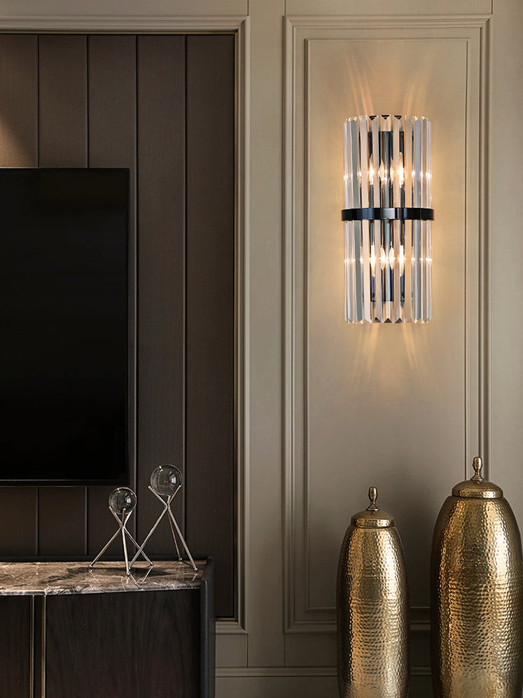 GoldenGleam – Elegante Applique da Parete in Oro con Luce Calda