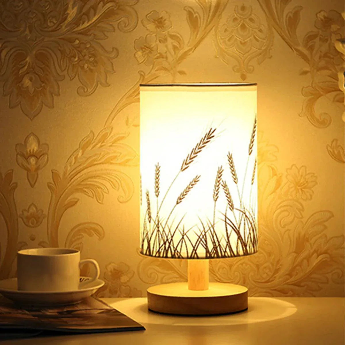 LumaVita - Elegant Solid Wood Design Lamp
