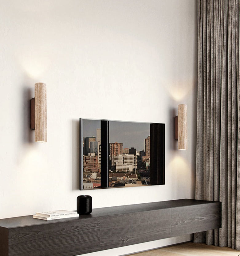 ShizenGlow - Authentic Wabi-Sabi Wall Lamp