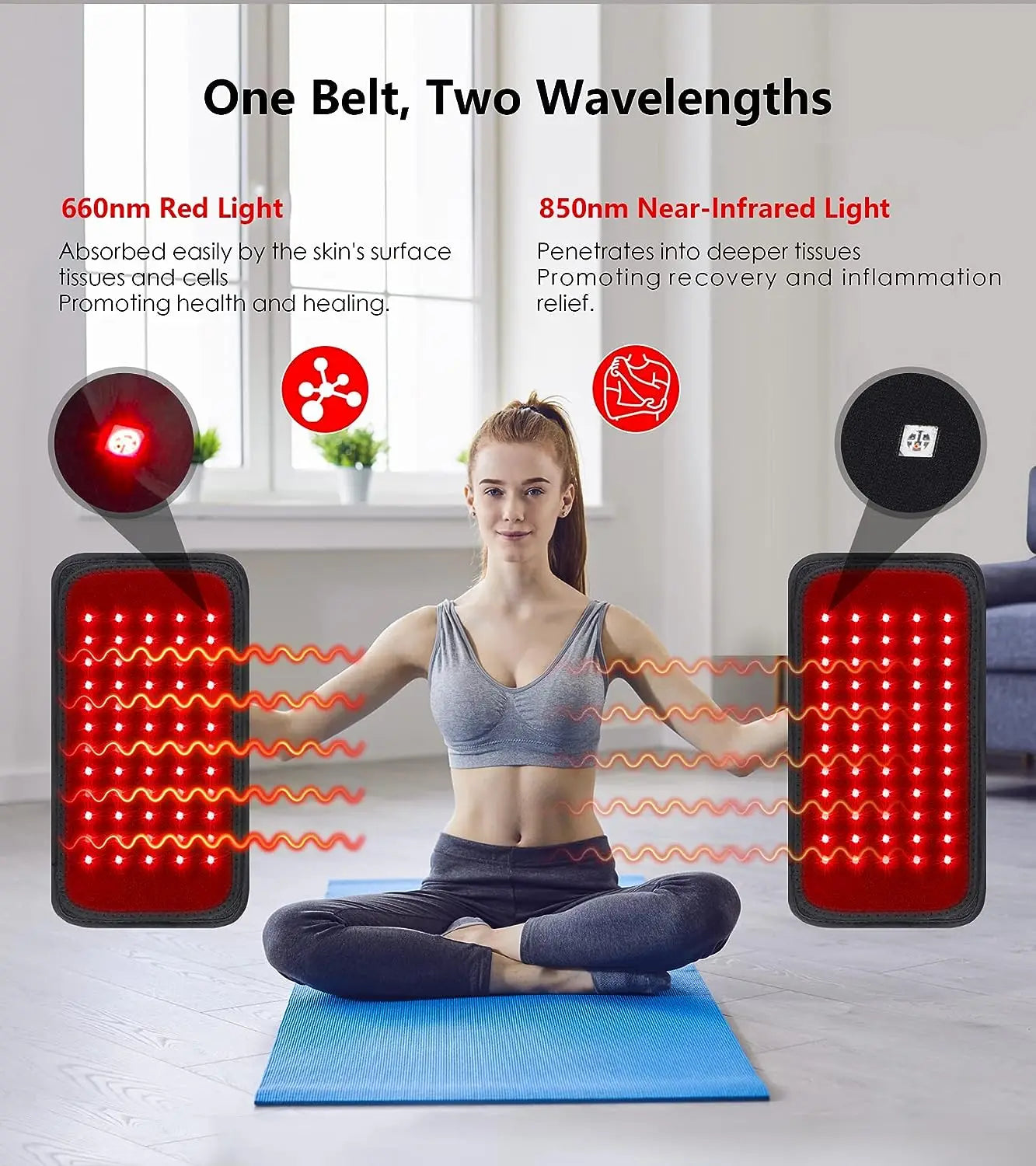 FitBelt – Terapia con luce rossa per schiena e vita