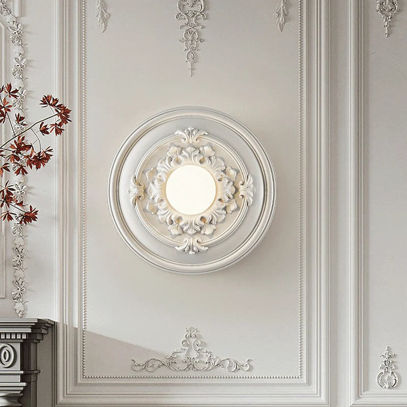 EpoqueBeam – Elegante Lampada da Parete Rotonda Francese per Atmosfera Retro