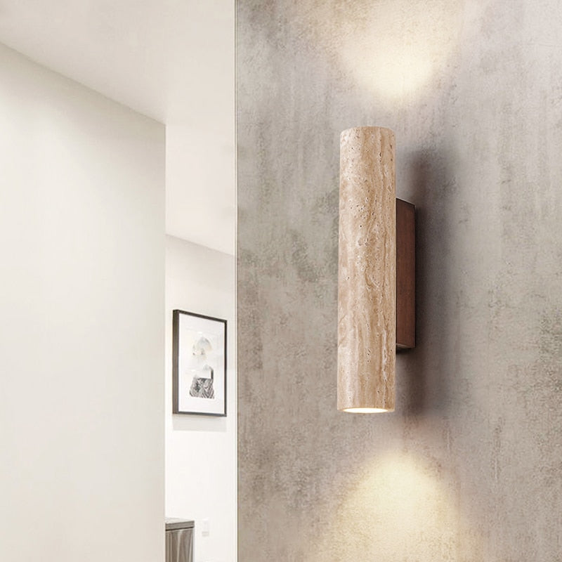 ShizenGlow - Authentic Wabi-Sabi Wall Lamp