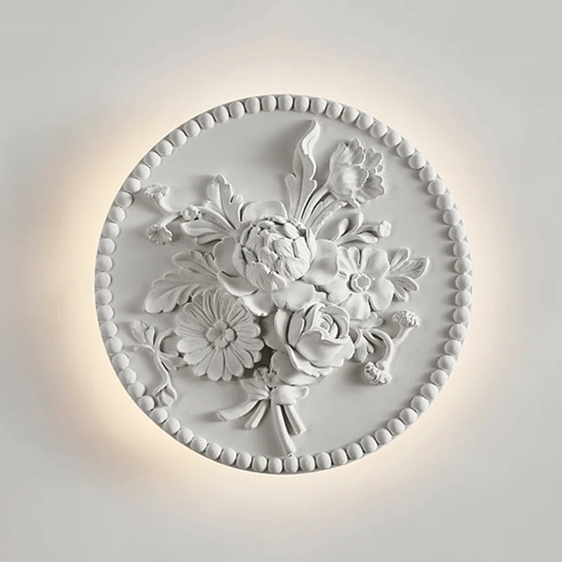 ImperialGlow – Französische Runde Vintage Wandleuchte für klassische Eleganz