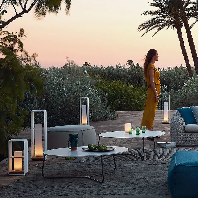 Modern Stainless Steel Solar Garden Lights - Waterproof Outdoor Light Fixtures-5