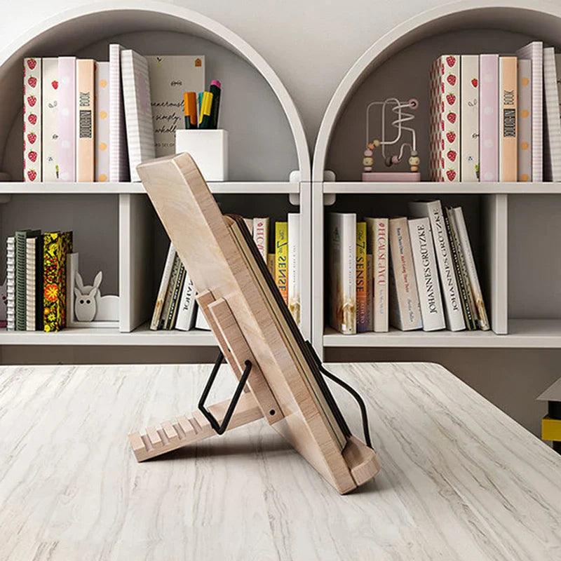 NaturalEase - Soporte de Madera para Tabletas