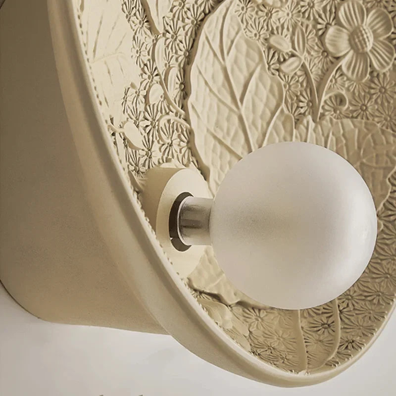 RoyaleGlow – French Round Wall Lamp in Imperial Style