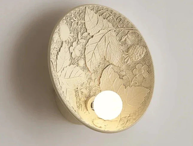 RoyaleGlow – French Round Wall Lamp in Imperial Style