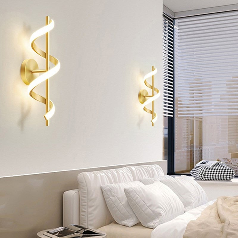 SpiralLume – Lampada da Parete LED Minimalista con un Tocco Moderno