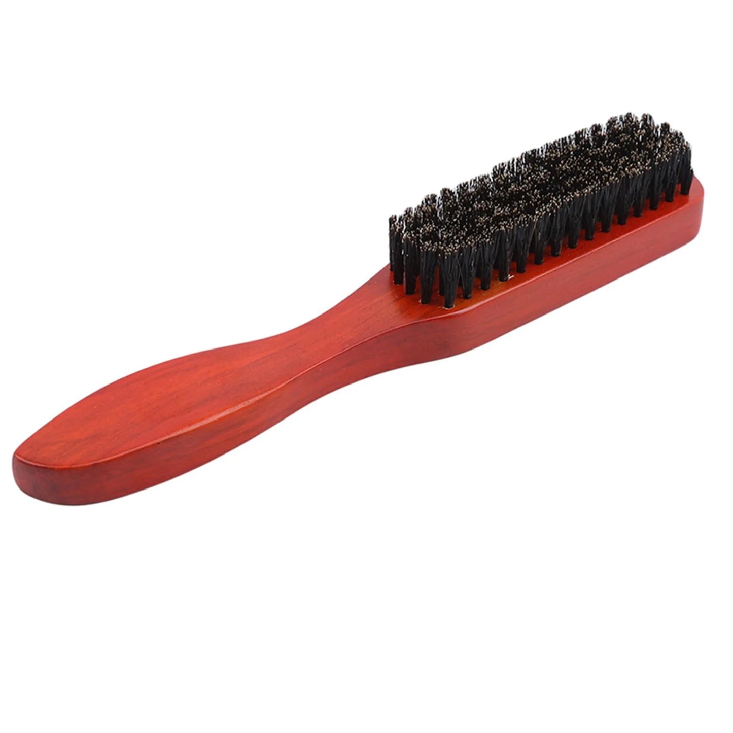 SalonSculpt – Schlanke Haarbürste aus Holz für den Heimwerker-Friseursalon