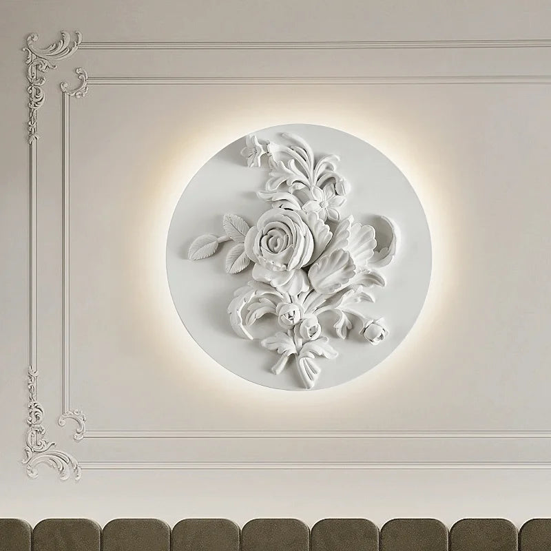 ImperialGlow – Französische Runde Vintage Wandleuchte für klassische Eleganz