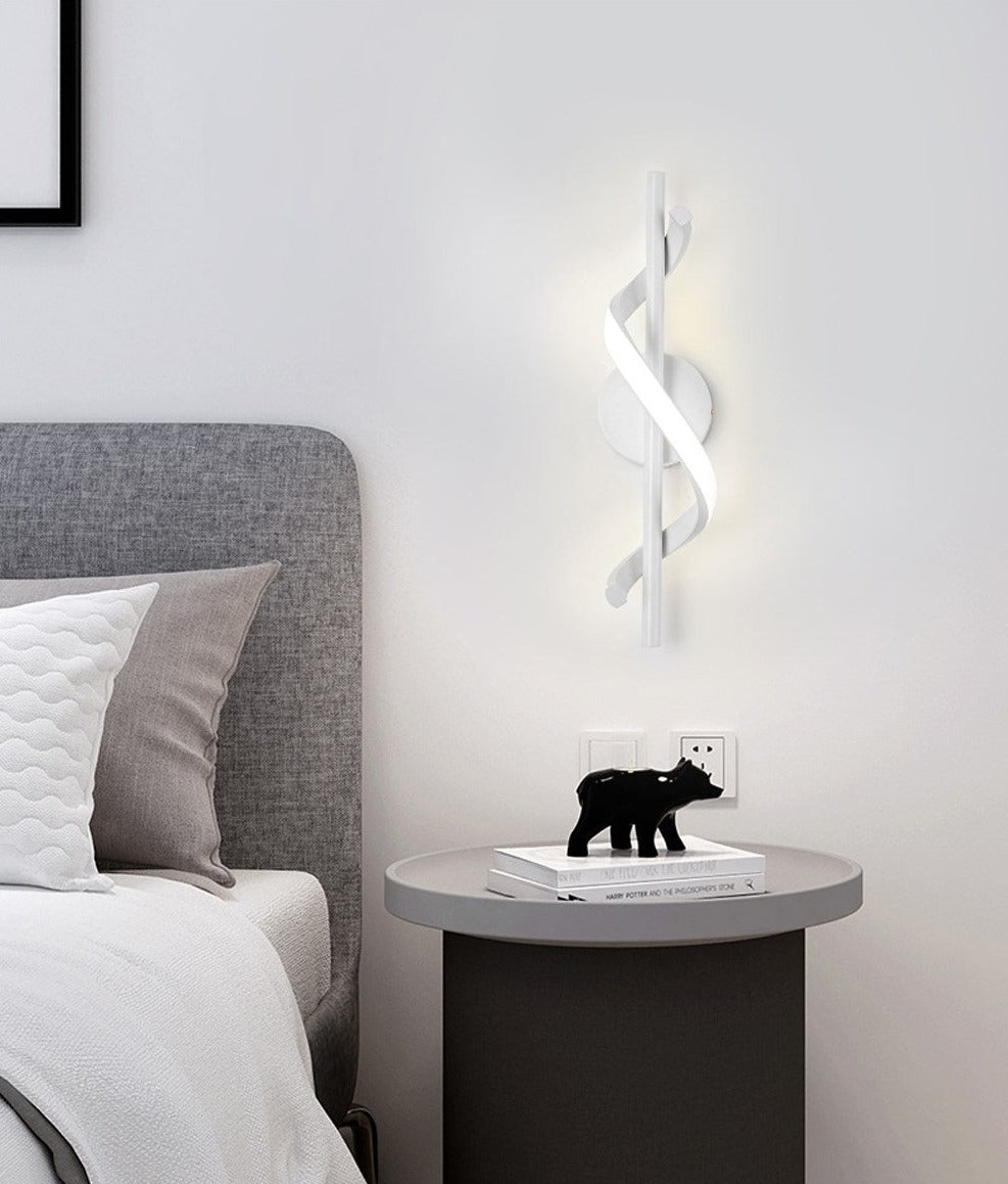 SpiralLume – Lampada da Parete LED Minimalista con un Tocco Moderno