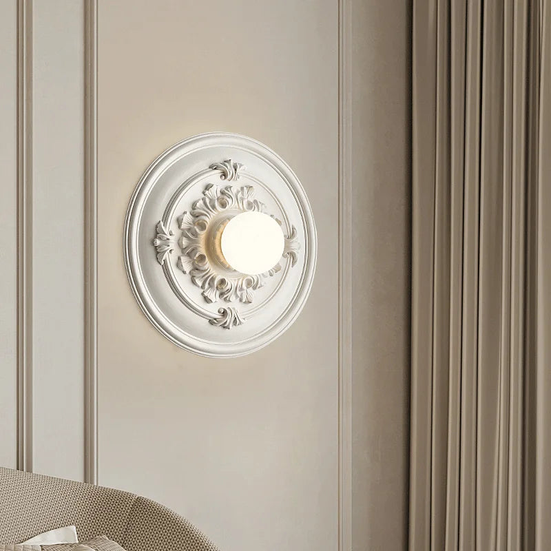 EpoqueBeam – Elegante Lampada da Parete Rotonda Francese per Atmosfera Retro