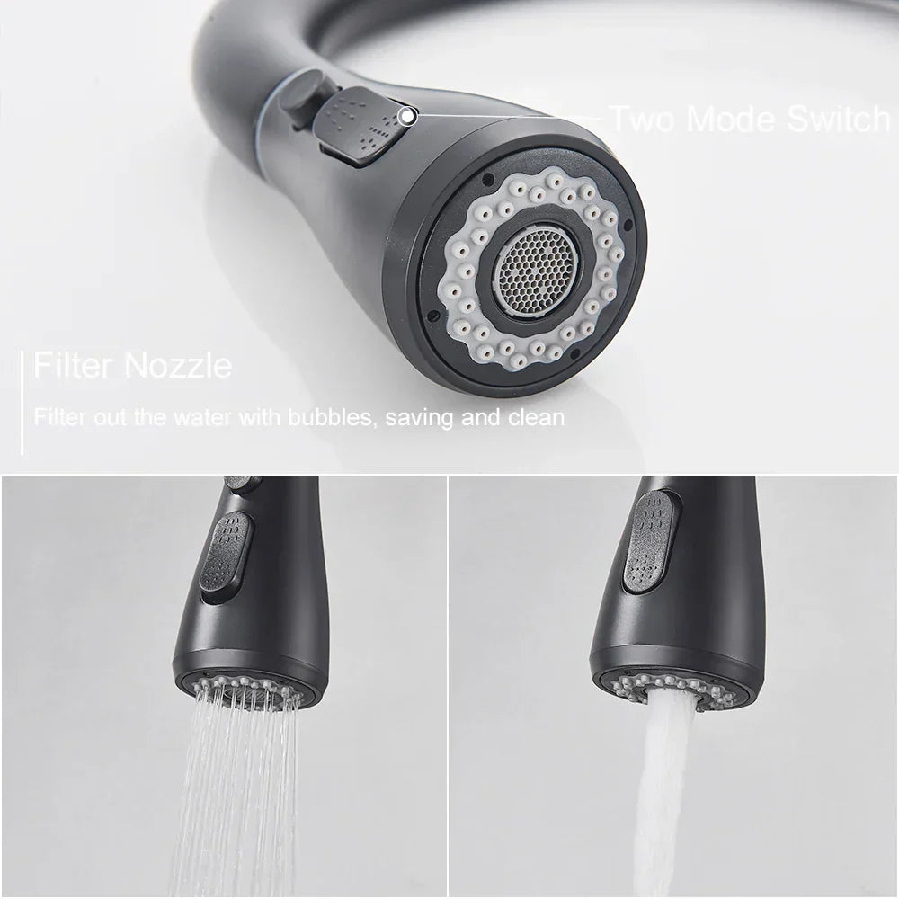 DarkStream - Pull-Out Kitchen Faucet