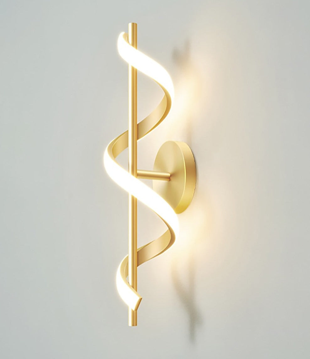 SpiralLume – Lampada da Parete LED Minimalista con un Tocco Moderno