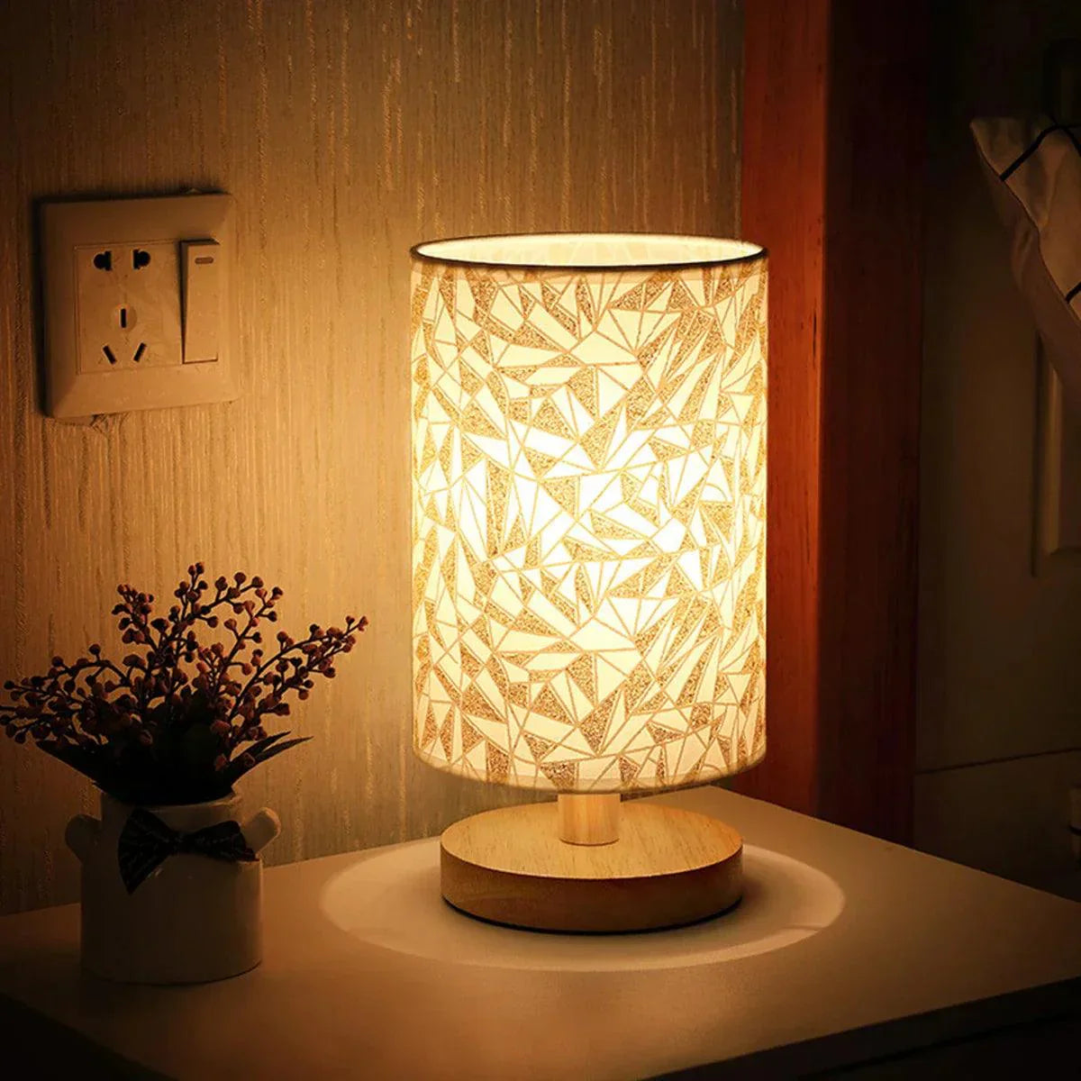 LumaVita - Elegant Solid Wood Design Lamp