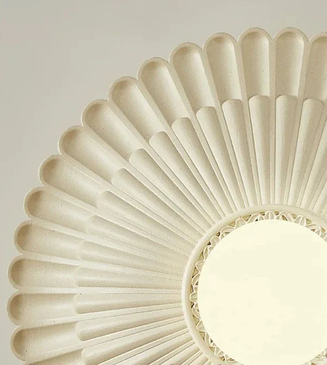 LaitGlow – French Round Milk White Wall Lamp for Elegant Spaces