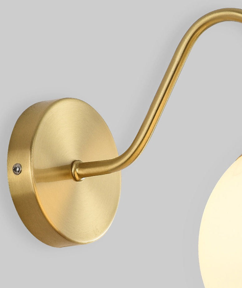 SphereLuxe – Scandinavian Wall Light with Adjustable Lighting