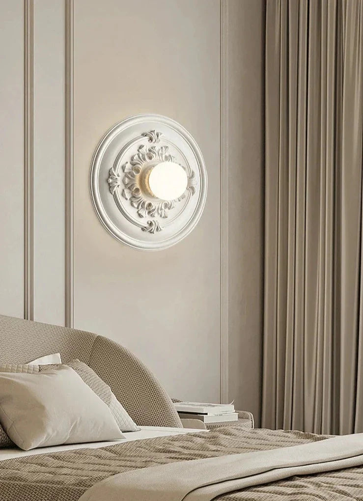 EpoqueBeam – Elegante Lampada da Parete Rotonda Francese per Atmosfera Retro