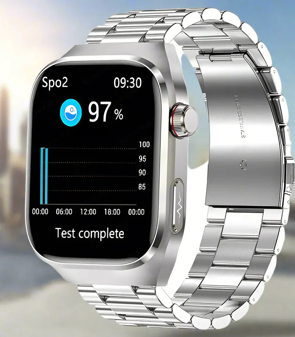 Advanced Health Smartwatch with ECG, Blood Sugar Monitoring, 2.04-Inch AMOLED Display – Waterproof Fitness Tracker-4