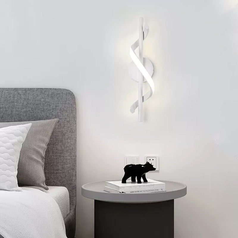 SpiralLume – Lampada da Parete LED Minimalista con un Tocco Moderno