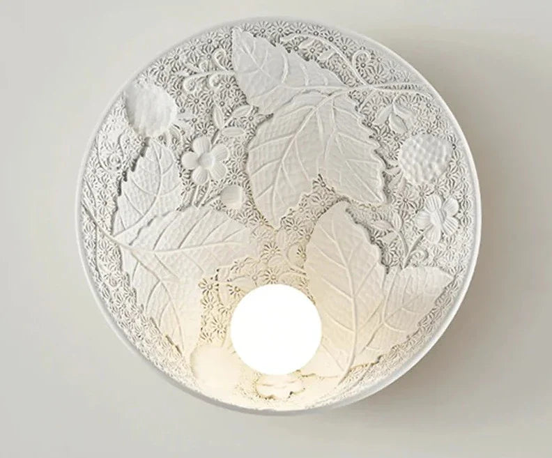 RoyaleGlow – French Round Wall Lamp in Imperial Style