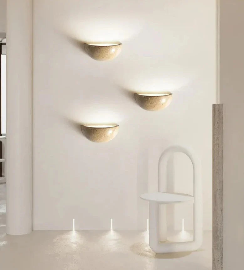 SabiGlow - Organische Felsenwandlampe