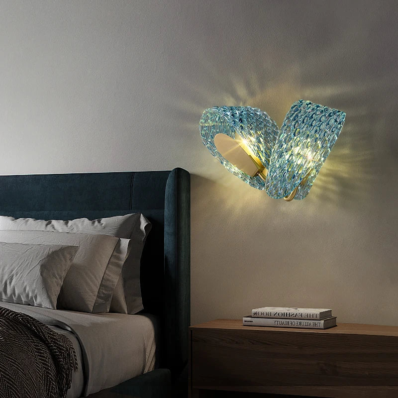 CrystalArt - Elegante Glaswandbeleuchtung