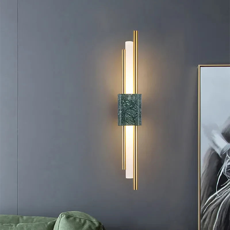 StoneGlow – Moderne Marmor Wandlampe mit LED-Technologie