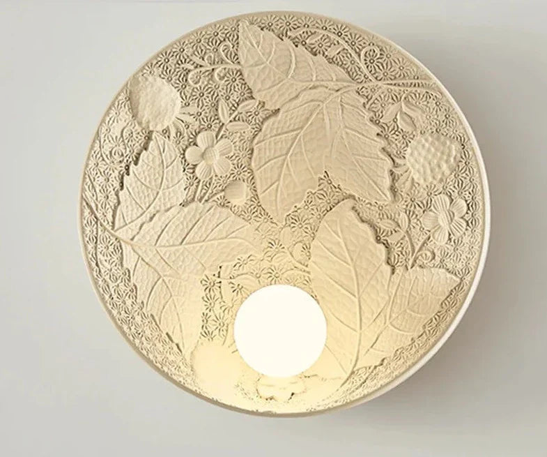 RoyaleGlow – French Round Wall Lamp in Imperial Style