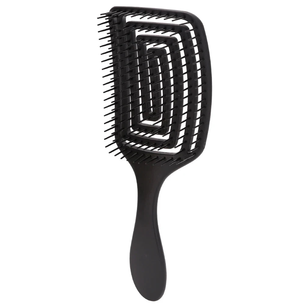 CurlCare Grzebień - Szczotka z włosia i nylonu do stylizacji i masażu