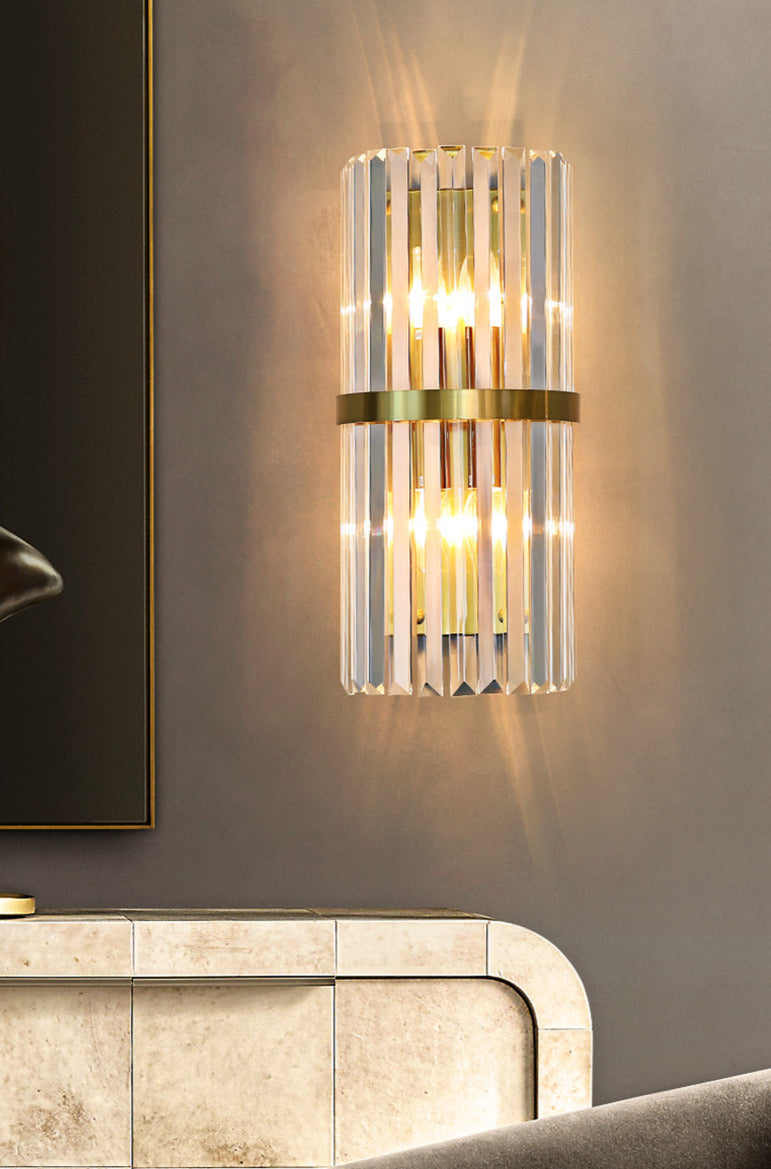 GoldenGleam – Elegante Applique da Parete in Oro con Luce Calda