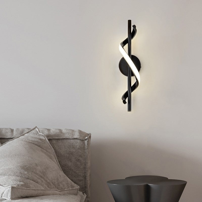 SpiralLume – Lampada da Parete LED Minimalista con un Tocco Moderno