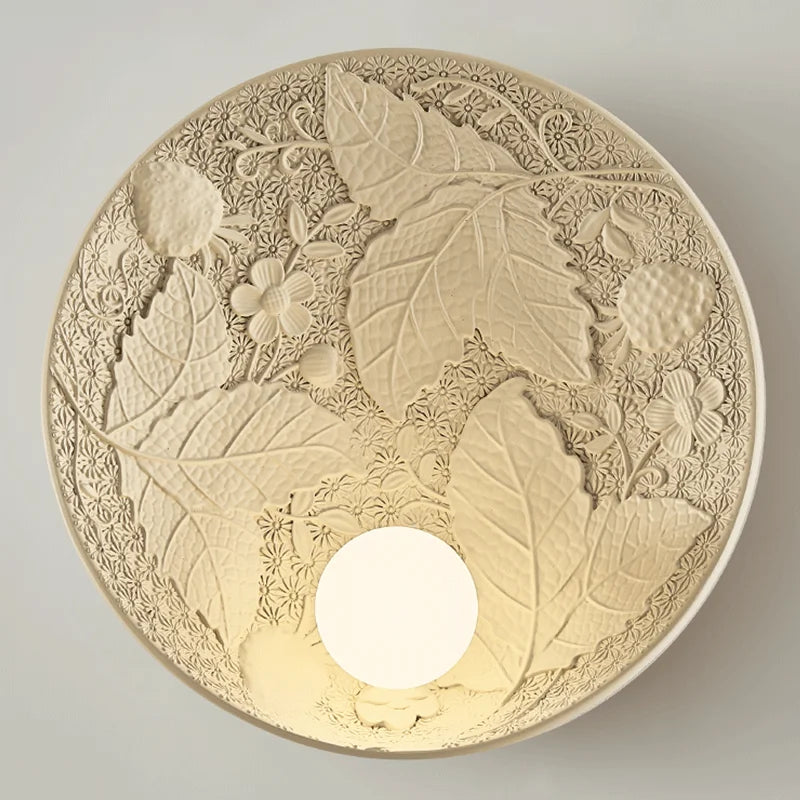 RoyaleGlow – French Round Wall Lamp in Imperial Style
