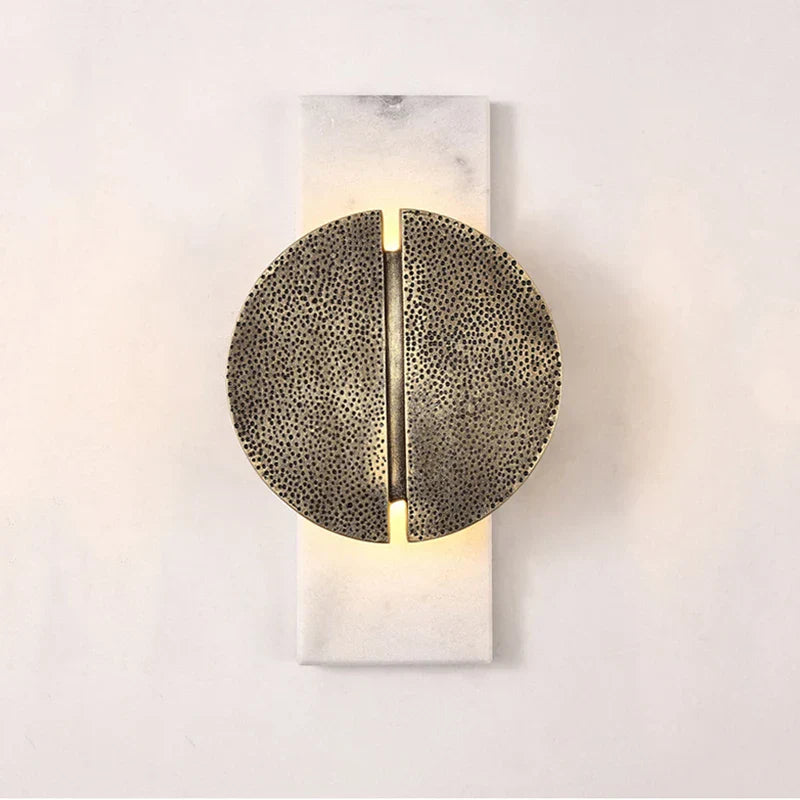 RockLuxe – Elegant Marble Wall Lamp with Timeless Charm