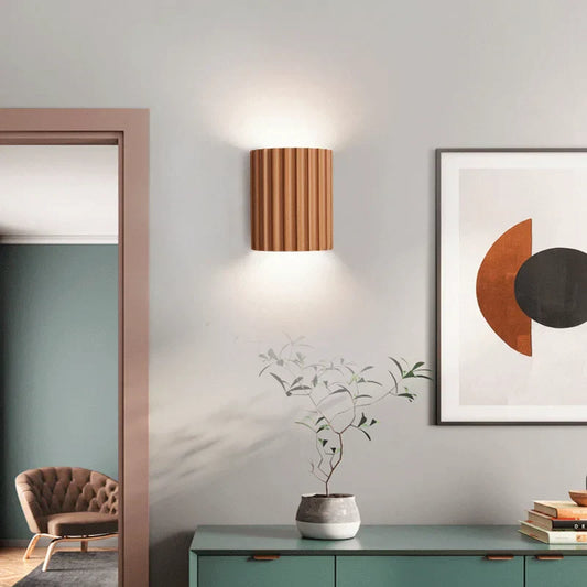 LumeSculpt – Moderne Harpiks Væglampe