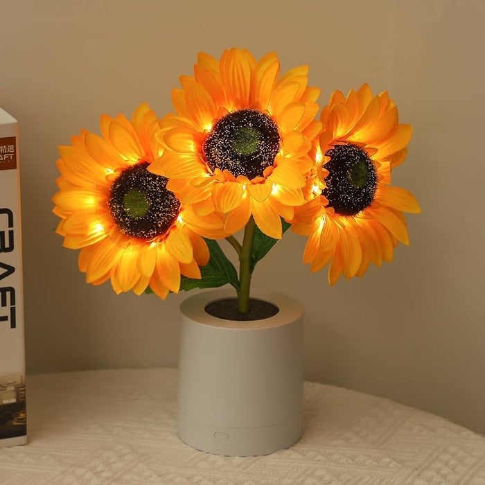 BloomBright - Sunflower Inspired Table Lamp