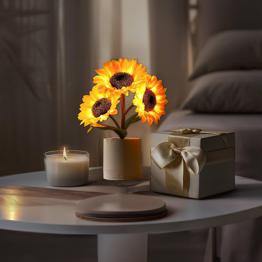 BloomBright - Sunflower Inspired Table Lamp