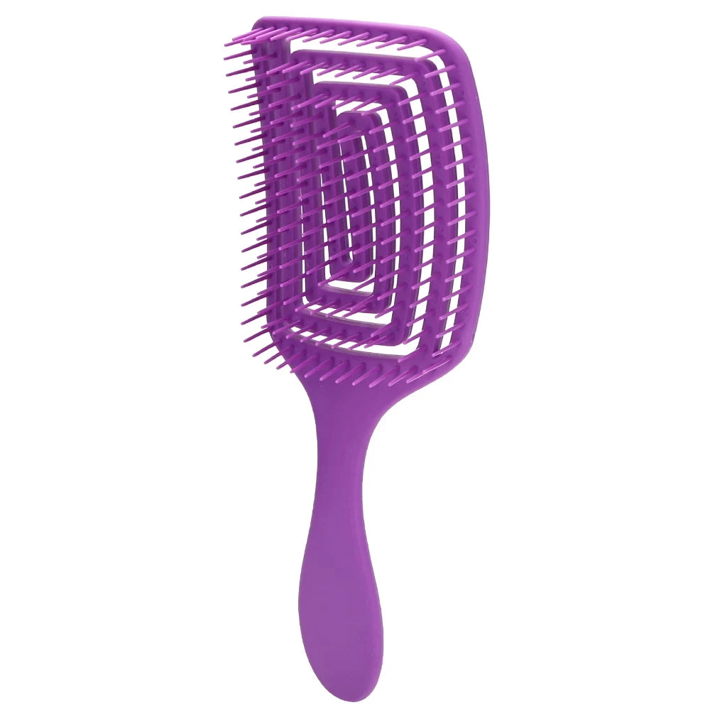CurlCare Grzebień - Szczotka z włosia i nylonu do stylizacji i masażu