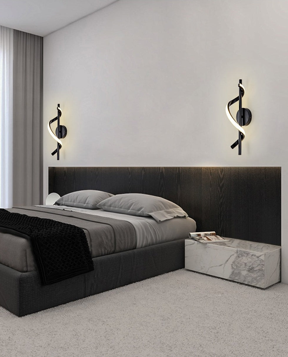SpiralLume – Lampada da Parete LED Minimalista con un Tocco Moderno