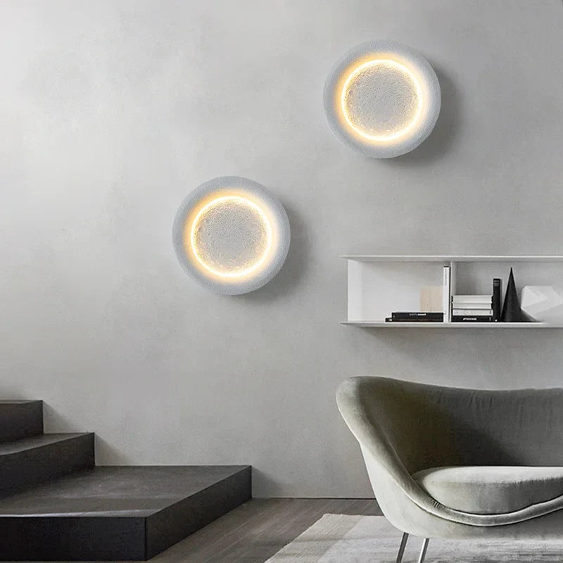 ZenMoon - Wabi Sabi Lunar Wall Lamp