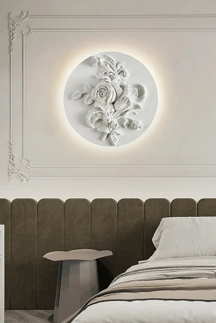 ImperialGlow – Französische Runde Vintage Wandleuchte für klassische Eleganz