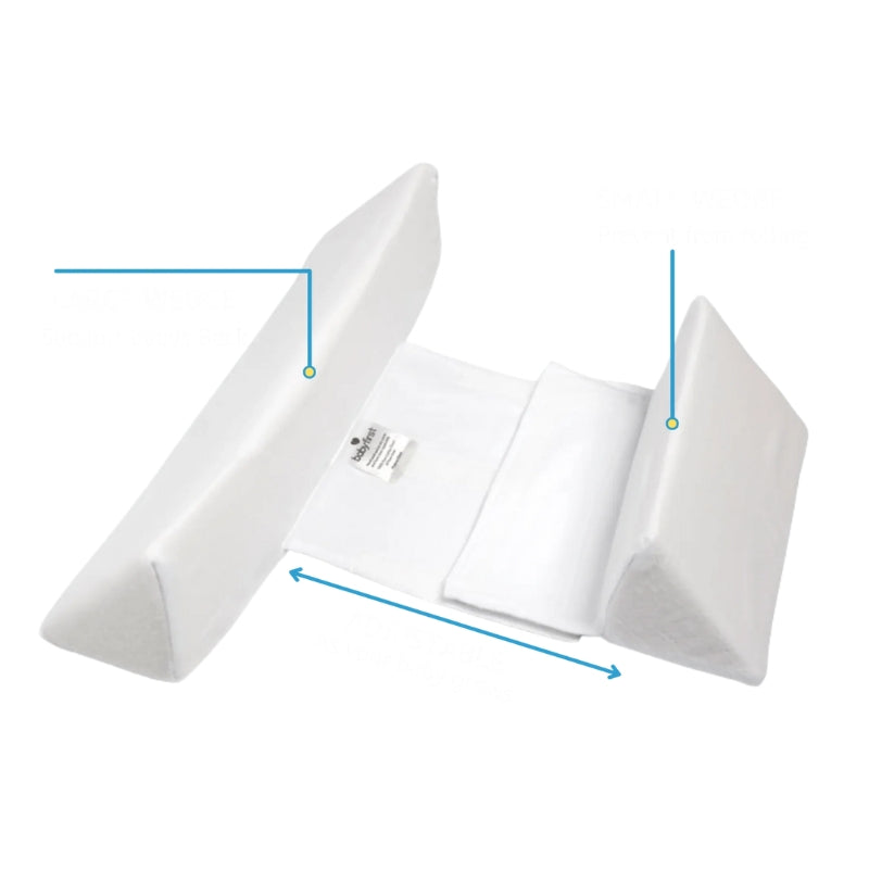 SafeNest | Comfortable Ergonomic Adjustable Infant Pillow for Safe Sleep 4