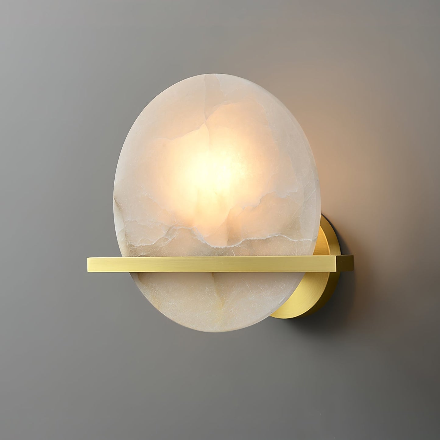 MarbleAura – Luksuriøs Marmor Væglampe til Klassisk Stil