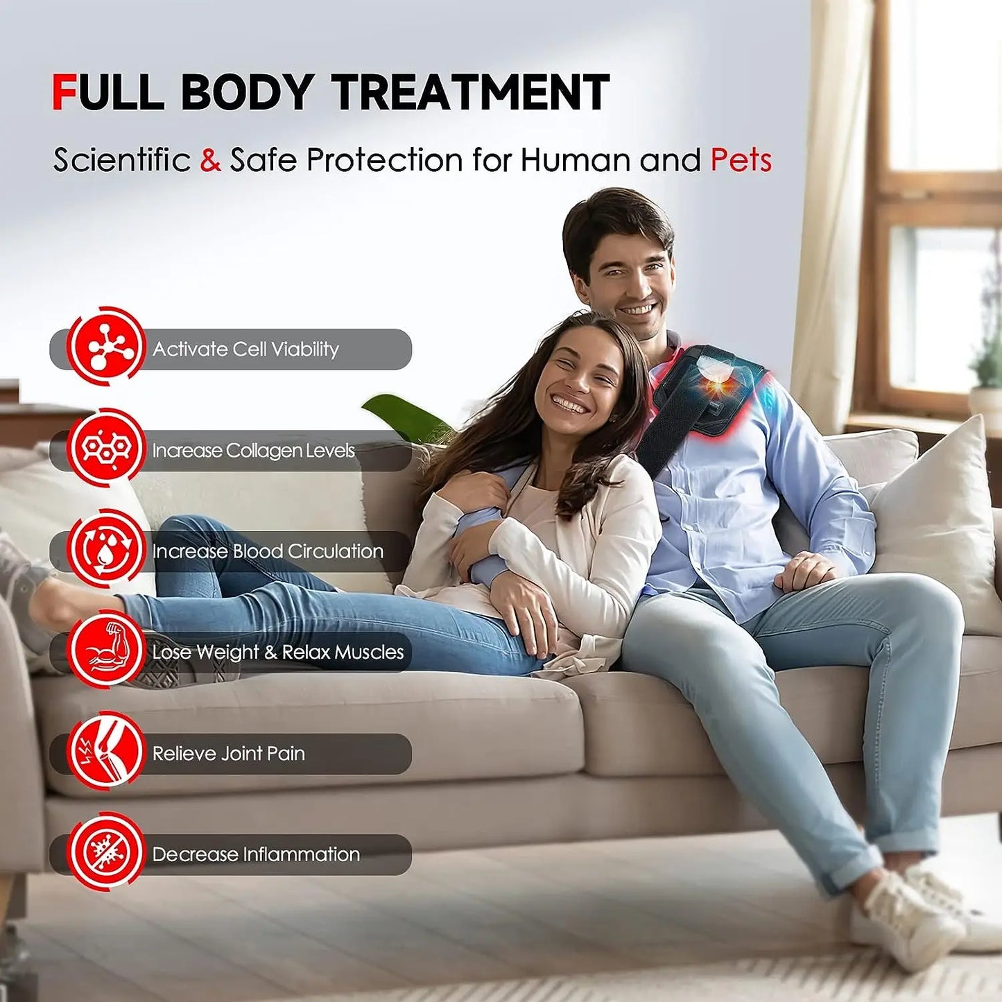 FitBelt – Terapia con luce rossa per schiena e vita