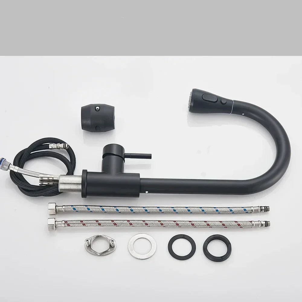 DarkStream - Pull-Out Kitchen Faucet